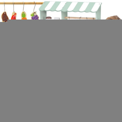 Large Multifunctional Wooden Food Truck Stand, 73 pcs